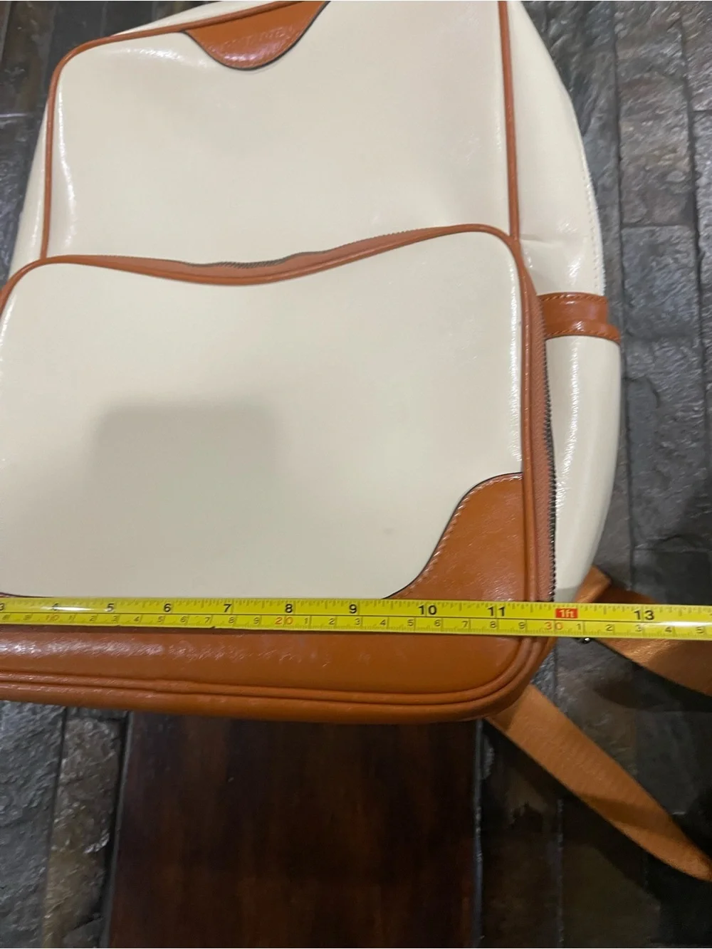 Bostanten Leather Laptop Backpack Style Purse